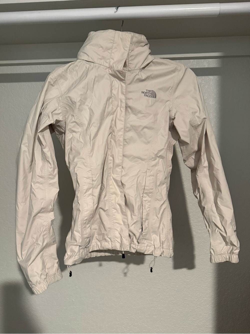 The North Face Women's Rain Jacket in Light Cream
